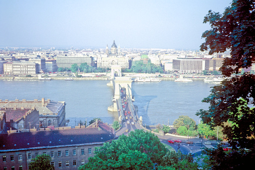 View of the River Danube at Budapest