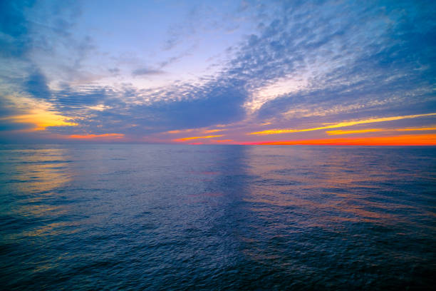 istock Amazing sea sunset, Nature landscape background 1594487632