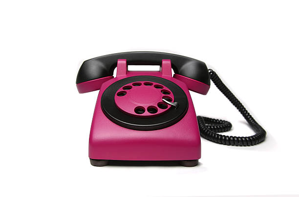 istock Black & Pink Retro Telephone 159449920