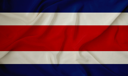 Costa Rica Flag.