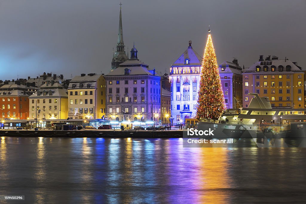 クリスマスの Stockholm ,Sweden - クリスマスのロイヤリティフリーストックフォト