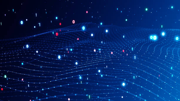 istock Digital Cyberspace with Particles and Digital Data Network Connections. High Speed Connection and Data Analysis Technology Digital Abstract Background Concept. 1594517741