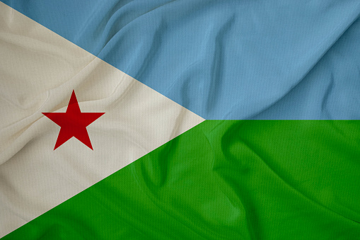 Flag of Djibouti.