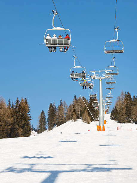 istock Chairlift at Ski Resort 159452916