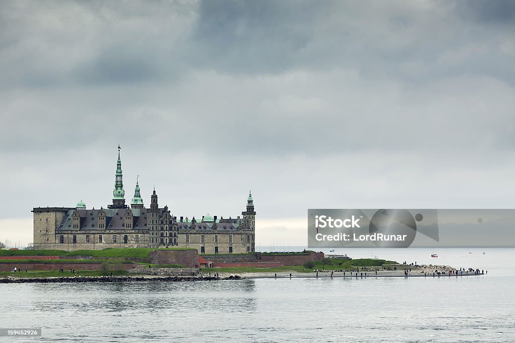 Kronborg castle Kronborg castle by the coast in Helsingør. With origins from the 15th century, most of the current castle was built in the 17th century. UNESCO world heritage site. Kronborg Castle Stock Photo