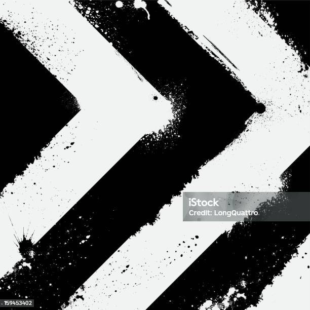 Preto E Branco - Arte vetorial de stock e mais imagens de Abstrato - Abstrato, Borrifo, Branco