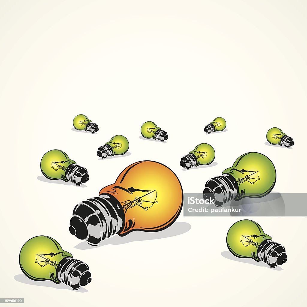 電球 - Big Ideaのロイヤリティフリーベクトルアート