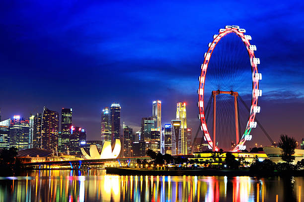 istock Singapore city by night 159456687