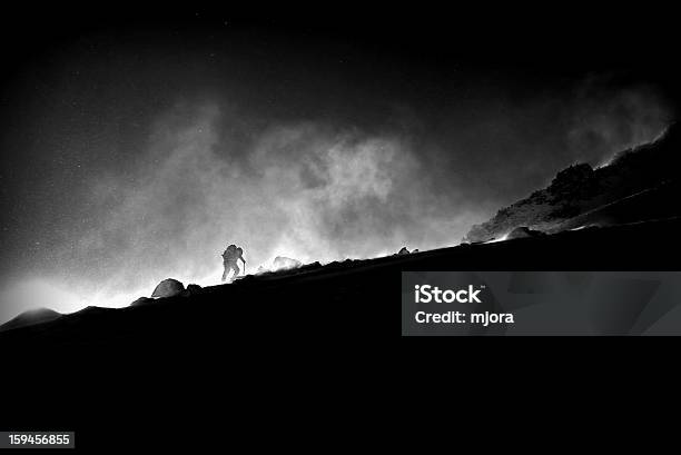 Only Stock Photo - Download Image Now - Blizzard, Mountain, Mountain Climbing