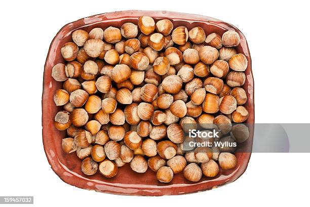 Plate Of Hazelnuts Stock Photo - Download Image Now - Autumn, Beige, Brown