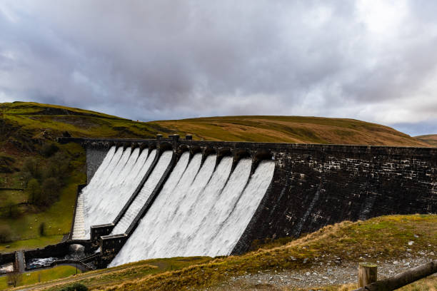 istock Claerwen Reservoir dam overflowing 1594726549