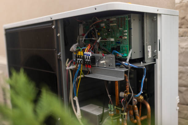Heat pump, close-up