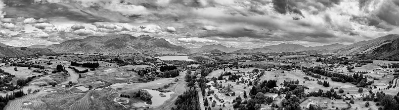 View from the Cairngorms in Black and White, Cairngorms National Park, Scotland