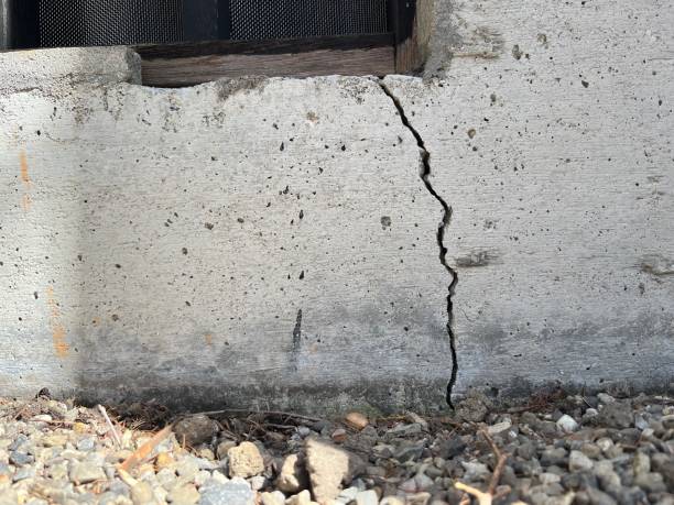 istock Texture of cracked concrete block 1595054243