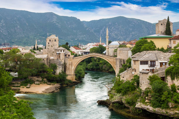 istock The Old Bridge in Mostar 1595062120