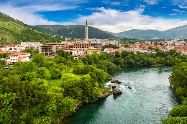 istock Historical center in Mostar 1595064165