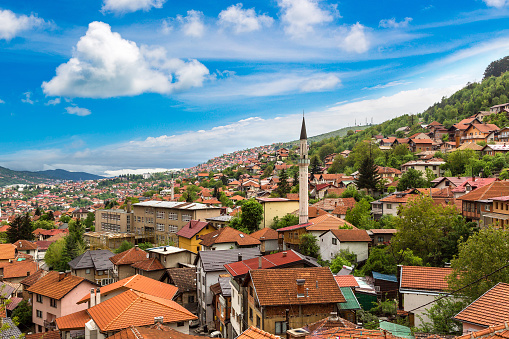 Vista panorámica de Sarajevo photo