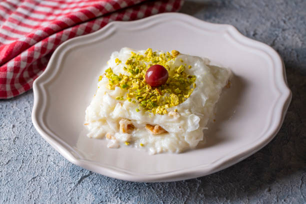 istock Turkish Traditional Ramadan Dessert Gullac 1595133752