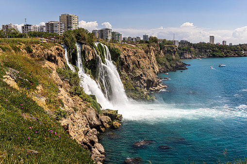 Lower Duden waterfall in Antalya, Turkeycity