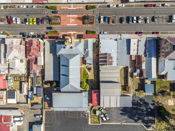 istock Directly Above View of a Town Hall 1595314588