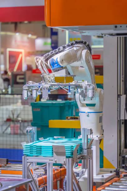 istock robotic pneumatic piston sucker unit on industrial machine 1595332957