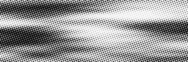 Vector illustration of Vector halftone dots background, fading dot