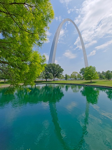 St Louis' iconic Gateway Arch