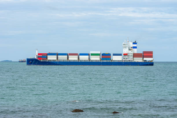 Container ships Cargo Logistics and transportation of Container Cargo ship and Cargo shipyard a logistic import export