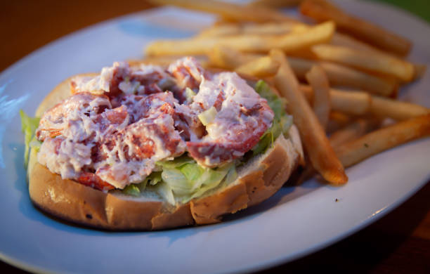 istock New England Lobster Roll with Fries 1595552991