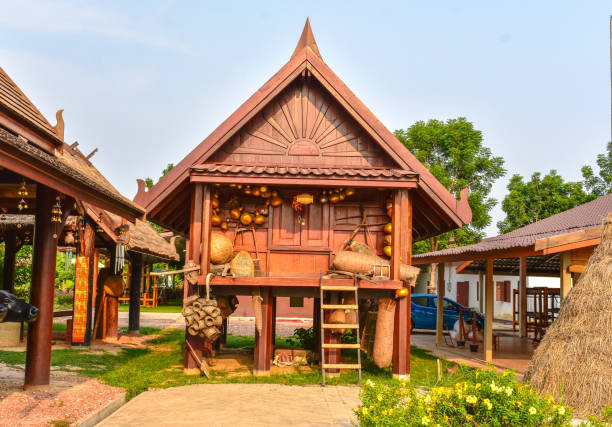 istock coop, grain storage barn folklore of Lao Thai people 1595565135