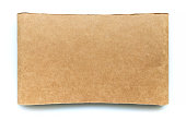 Blank brown paper background isolated