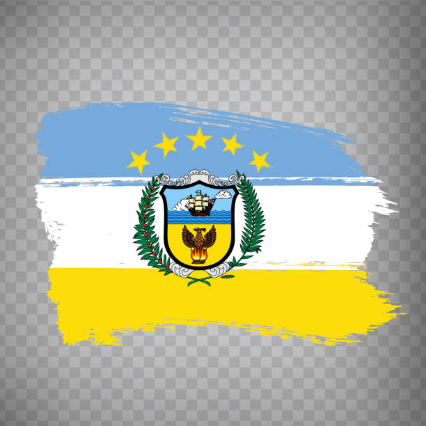 pinselstriche der flagge der provinz colón. flagge colon provinz panama auf transparentem hintergrund für ihr website-design, ihre app, ihre benutzeroberfläche.  eps10. - dickdarm verdauungstrakt grafiken stock-grafiken, -clipart, -cartoons und -symbole