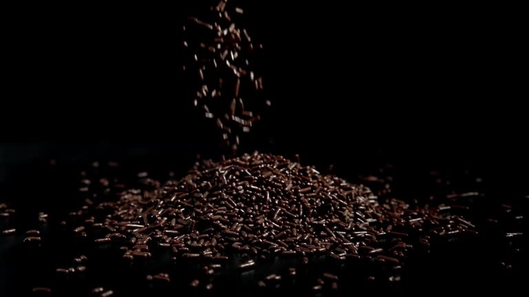 Slow Motion Sprinkle Chocolate Candy