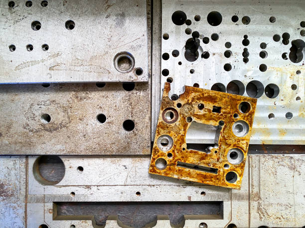 Industrial steel injection plastic molding part