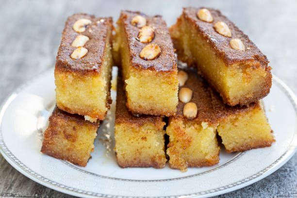 istock Turkish Dessert Sambali or Damascus Dessert (Sam Tatlisi) 1595837148