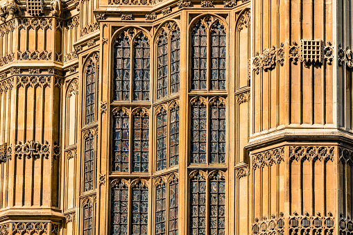 Palace of Westminster, Houses of Parliament. London, UK