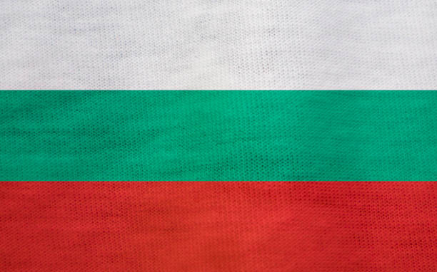 istock Bulgarian flag texture as a background 1595858562