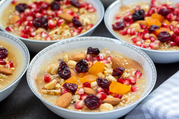 istock Traditional delicious Turkish dessert; Ashura (Asure) 1595862765
