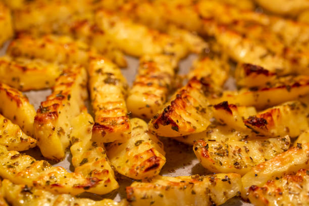 istock Baked potatoes, delicious and appetizing 1595871922