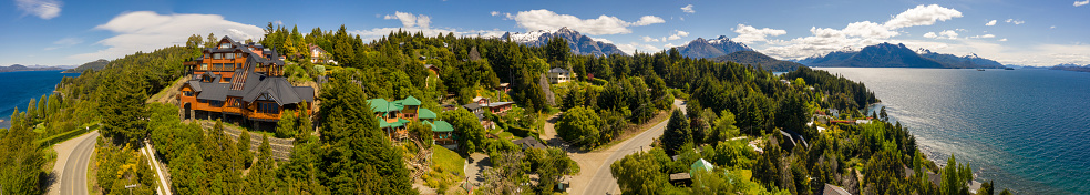 Bariloche and its spectacular view, panorama. Argentina