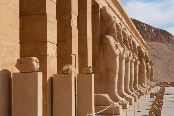 istock Luxor, Egypt. Pharaoh Hatshepsut mortuary temple 1595910634
