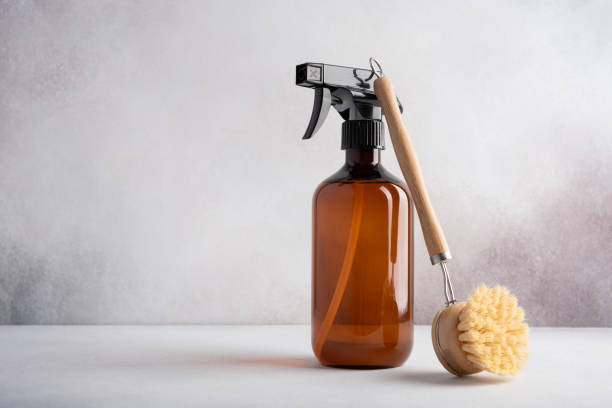 istock Kitchen cleaning products for eco friendly and sustainable life style. 1595912231