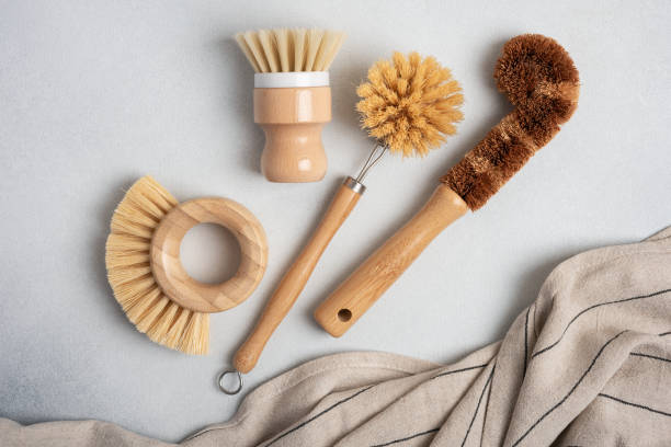 istock Eco friendly natural cleaning tools for sustainable life style 1595912234