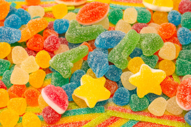 istock Assorted gummy candies.  Jelly  sweets. 1595914425