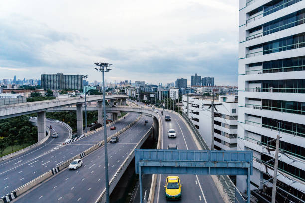 Urban highway in Bangkok of Thailand