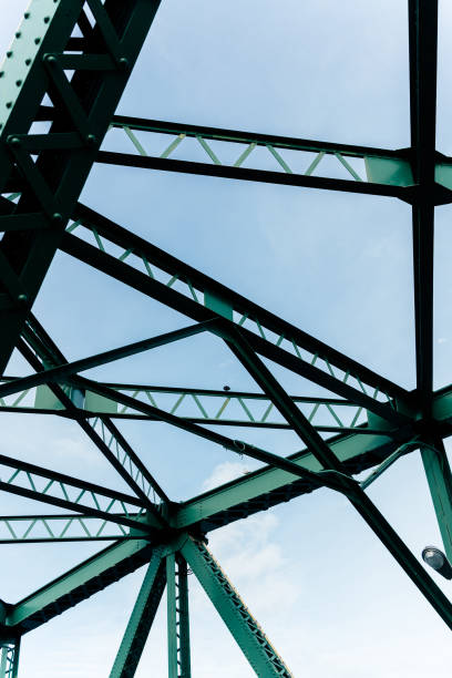 istock Architectural detail of urban bridge 1595977067