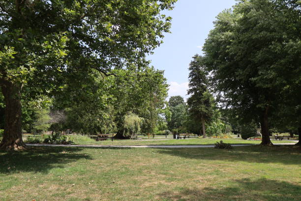 istock Vesoul - English garden 1595980281