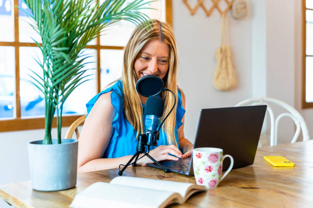 istock Blonde Woman Working At Office 1595992009