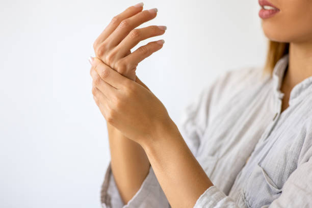 istock Pain in hands and fingers 1596000802