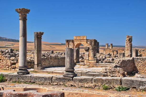 istock Roman ruins in Volubilis 1596003158